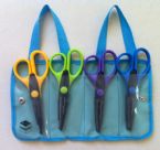 4 Pcs Craft Scissors Set with Nylon Bag Pack