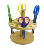 Craft Scissors Wooden Stand