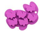 Silicone 6 Cups of Ice Tray with RABBIT / Animal Shape