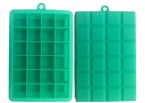 Silicone  Ice Cube Tray with 24 cups of Square