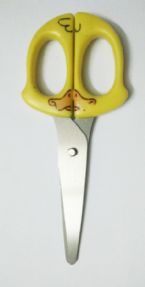 Lovely Animal-Shape Children  Scissors , Handle w/ Design Paintings